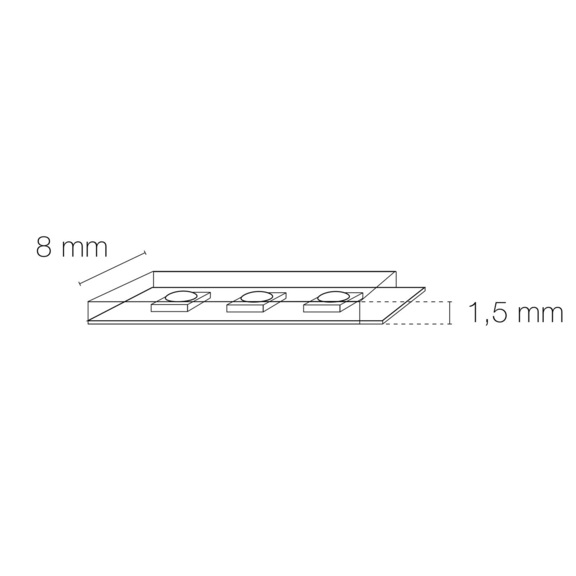 schema-bandeau-led-volta-ip20-3w