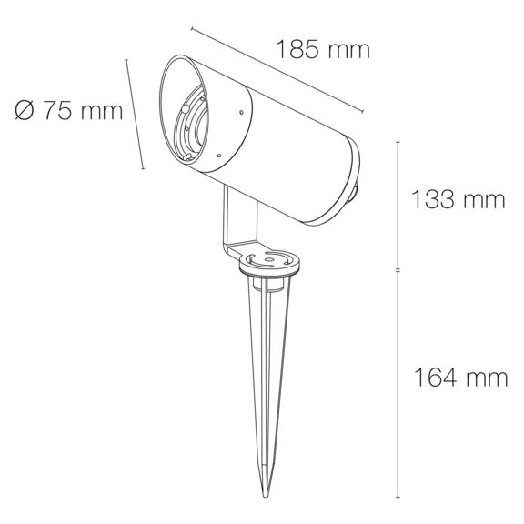 schema-projecteurs-exterieurs-tube-2-switch-230-piquet