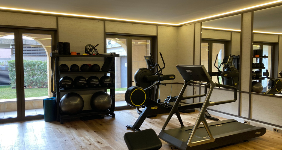 Réalisation - Salle de sport - hôtel villa maïa