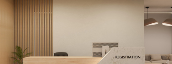 Espaces d'accueil &amp; de réception