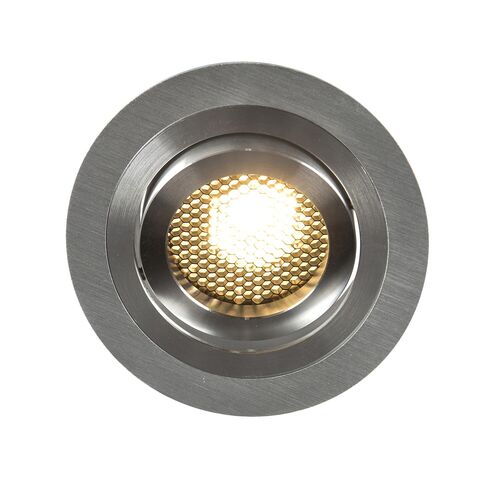 ALU-16-GU10-LED-rond-orientable-aluminium-brosse-kit-nid-d-abeille