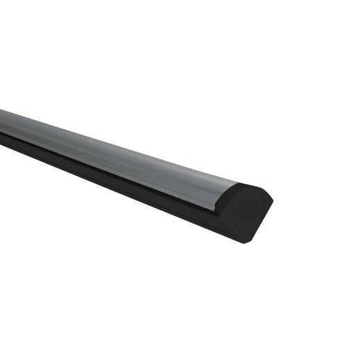 profil-lineaire-korner-s-noir-embout-plein-diffuseur-transparent