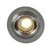 ALU-16-GU10-LED-rond-orientable-aluminium-brosse-kit-nid-d-abeille